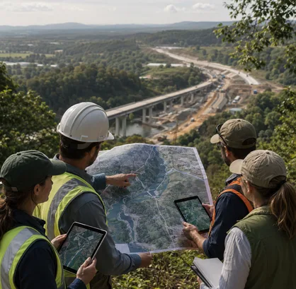 Consultoria ambiental para projetos de infraestrutura